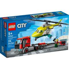 LEGO CITY - TRASPORTATORE DI ELICOTTERI DI SALVATAGGIO