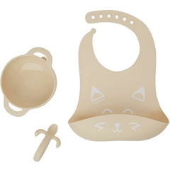 SET PAPPA 6-12 MESI 3 PEZZI FIRST'ISY VOLPE BEIGE